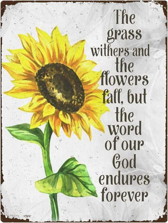 Metal Tin Sign Sunflower Inspirational Quote Vintage Metal Signs Poster Wall Decor Design For Cafes Bar Pub Beer Club Wall Home Decor - Thegiftio UK