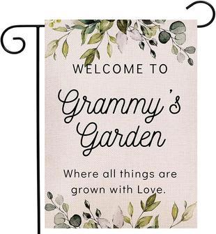 Grandma Gift Garden Flag Vertical Double Sized, Nana Gift Summer Holiday Yard Flag Outdoor Decoration - Thegiftio UK