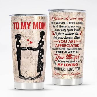 Mothers Day Gift For Mom - Mother I Love You - Custom Stainless Steel Tumbler 20oz - Birthday Gifts For Mom From Daughter Son - Thegiftio UK