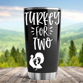 Turkey For Two Chicken Foot Baby Steel Tumbler 20oz Tumbler For Dad Mom Family Gifts New Baby Gifts New Baby Tumbler Gifts Fall Tumbler Halloween Tumbler Gifts For Birthday Xmas - Thegiftio UK