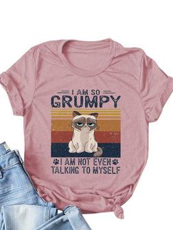 Siamese Cat Graphic T-shirt - Seseable