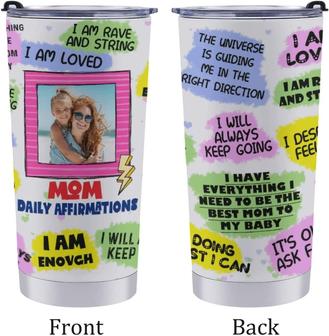 Gift For Mom From Daughter Son, Custom Picture Tumbler Personalized Coffee Mug, Birthday Gift For Wife, Insulated Stainless Steel Travel Cup With Image Photos - Thegiftio UK