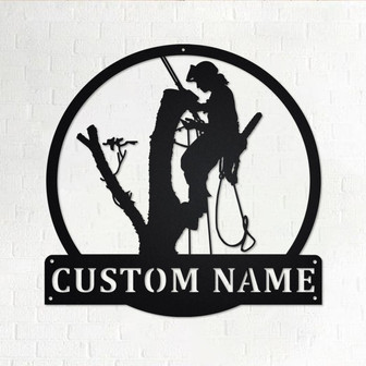 Custom Arborists Metal Wall Art, Personalized Arborists Name Sign Decoration For Room, Arborists Home Decor, Custom Arborists, Arborists - Thegiftio UK