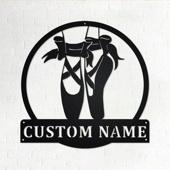 Custom Ballerina Metal Wall Art, Personalized Ballerina Name Sign Decoration For Room, Ballerina Home Decor, Custom Ballerina, Ballerina - Thegiftio UK