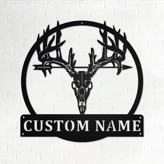 Custom Bowhunting Metal Wall Art, Personalized Bowhunting Name Sign Decoration For Room, Bowhunting Home Decor, Custom Bowhunting - Thegiftio UK