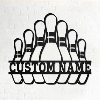 Custom Bowing Metal Sign, Personalized Bowing Name Sign Decoration For Room, Bowing Home Decor, Custom Bowing Metal Wall Art, Bowing Lover - Thegiftio UK