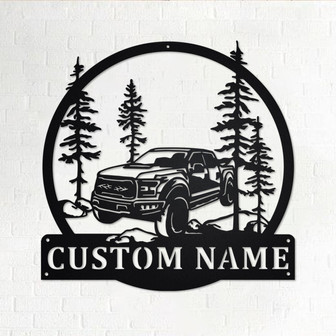 Custom Car Off Road Metal Wall Art, Personalized Car Off Road Name Sign Decoration For Room, Car Off Road Home Decor, Custom Car Off Road - Thegiftio UK