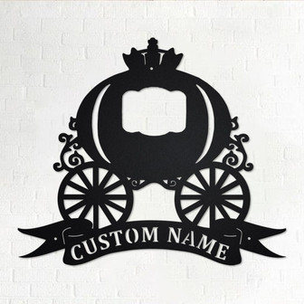 Custom Carriage Metal Wall Art, Personalized Carriage Name Sign Decoration For Room, Carriage Home Decor, Custom Carriage, Carriage - Thegiftio UK