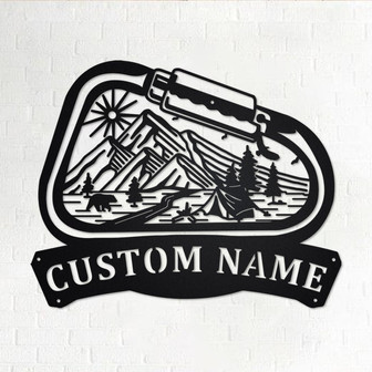 Custom Climb Outdoor Nature Metal Wall Art, Personalized Climber Name Sign Decoration For Room, Climbing Home Decor, Custom Climber, Climber - Thegiftio UK