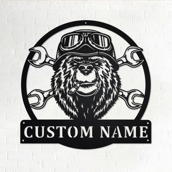 Custom Dirt Bike Rider Helmet Metal Wall Art, Personalized Biker Name Sign Decoration For Room, Dirt Bike Metal Home Decor, Custom Biker - Thegiftio
