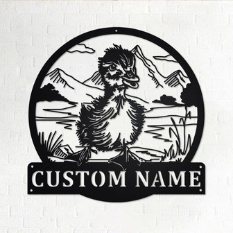 Custom Ducking Metal Wall Art, Personalized Ducking Name Sign Decoration For Room, Ducking Hunting Home Decor, Custom Ducking, Ducking Lover - Thegiftio UK