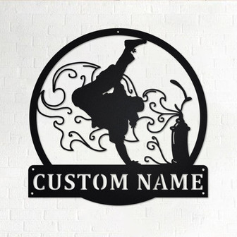 Custom Hip Hop Metal Wall Art,Personalized Hip Hop Name Sign Decoration For Room, Hip Hop Metal Home Decor, Custom Hip Hop, Hip Hop Dance - Thegiftio