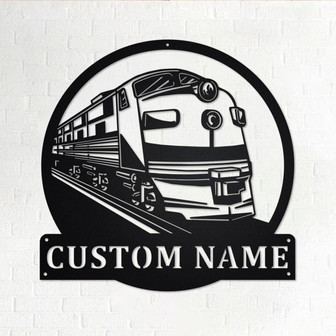 Custom Locomotive Metal Wall Art,Personalized Locomotive Name Sign Decoration For Room, Locomotive Metal Home Decor, Custom Locomotive - Thegiftio UK
