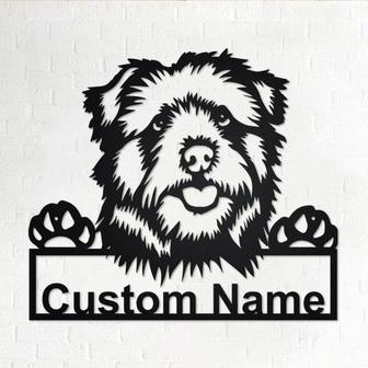 Custom Norfolk Norwich Terrier Dog Metal Wall Art, Personalized Norfolk Norwich Terrier Name Sign Decoration For Room, Dog Metal Home Decor, - Thegiftio UK