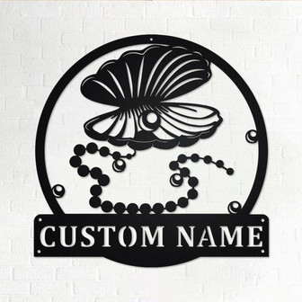 Custom Pearl Metal Wall Art, Personalized Pearl Name Sign Decoration For Room, Pearl Home Decor, Custom Pearl, Pearl Lover Gift, Pearl - Thegiftio UK