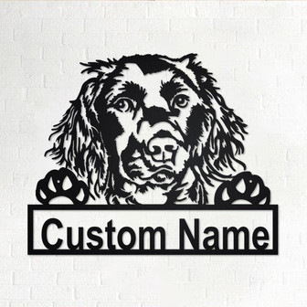 Custom Scotia Duck Tolling Dog Metal Wall Art, Personalized Scotia Duck Tolling Name Sign Decoration For Room,Scotia Duck Tolling Home Decor - Thegiftio UK