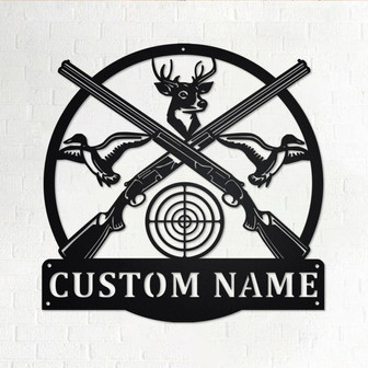 Custom Sport Hunting Metal Wall Art, Personalized Sport Hunting Name Sign Decoration For Room, Sport Hunting Home Decor,Custom Sport Hunting - Thegiftio UK