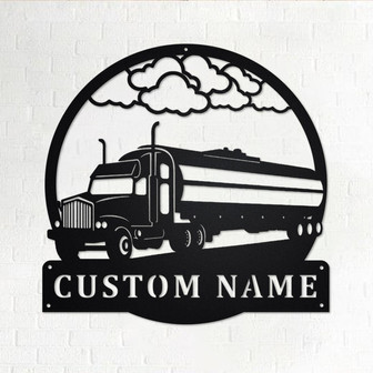 Custom Tow Truck Metal Wall Art, Personalized Truck Driver Name Sign Decoration For Room, Tow Truck Home Decor, Custom Truck, Trucker Gift - Thegiftio UK