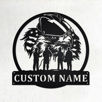 Custom US Eagle Welder Squad Metal Wall Art, Personalized Welder Name Sign Decoration For Room, Welder Squad Metal Home Decor, Custom Welder - Thegiftio