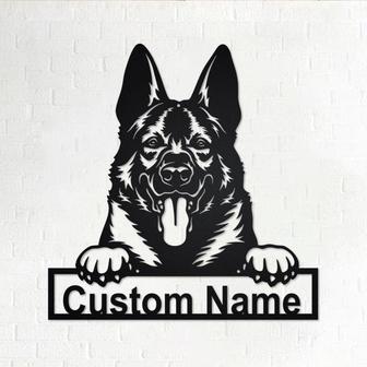 Custom West Gothic Dog Metal Wall Art, Personalized West Gothic Name Sign Decoration For Room, West Gothic Home Decor, Custom Dog - Thegiftio UK