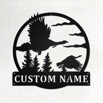 Custom Wild Turkeys Metal Wall Art, Personalized Wild Turkeys Name Sign Decoration For Room,Wild Turkeys Metal Home Decor,Custom Wild Turkey - Thegiftio UK