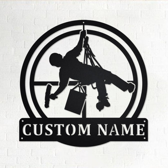 Custom Window Washer Metal Wall Art, Personalized Window Washer Name Sign Decoration For Room, Window Washer Home Decor,Custom Window Washer - Thegiftio UK