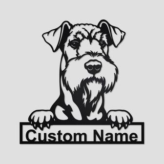Personalized Airedale Terrier Metal Sign | Airedale Terrier Metal Wall Art | Airedale Terrier Lover Gifts | Dog Lover Gifts | Dog Lover - Thegiftio UK