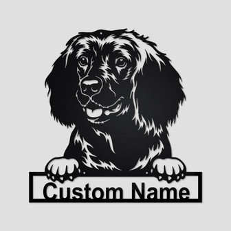 Personalized American Water Spaniel Metal Sign | American Water Spaniel Metal Wall Art | Dog Metal Sign | American Water Spaniel Lover Gift| - Thegiftio UK