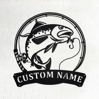 Personalized Atlantic Cod Fish Metal Sign | Fishing Metal Wall Art | Fishing Metal wall Decor | Fishing Lover | Custom Fishing | Fishman - Thegiftio UK