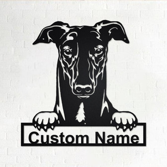 Personalized Australian Hound Metal Sign | Australian Hound Metal Wall Art | Dog Metal Sign | Australian Hound Lover Gifts | Dog Lover Gifts - Thegiftio UK