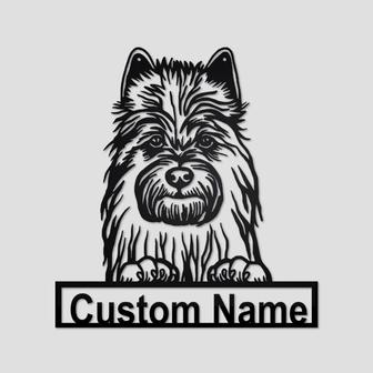Personalized Australian Terrier Metal Sign | Australian Terrier Metal Wall Art | Dog Metal Sign | Australian Terrier Lover Gift| Dog Gift - Thegiftio UK
