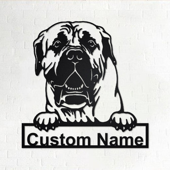 Personalized Boerboel Metal Sign | Boerboel Metal Wall Art | Dog Metal Sign | Dog Lover Gift | Boerboel Lover Gift | Boerboel | Custom Dog - Thegiftio UK