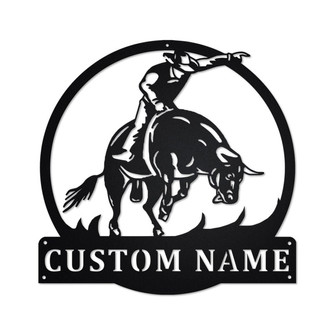 Personalized Bull Riders Metal Sign | Bull Riders Metal Wall Art | Bull Riders Metal Sign | Bull Riders Lover| Bull Riders Gift| Bull Riders - Thegiftio UK
