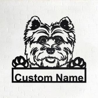 Personalized Cairn Terrier Metal Sign | Cairn Terrier Metal Wall Art | Cairn Terrier Metal Wall Decor | Custom Cairn Terrier | Custom Dog - Thegiftio UK