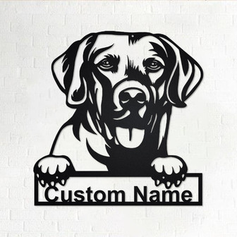 Personalized Chesapeake Bay Retriever Metal Sign | Dog Metal Wall Art | Dog Metal Wall Decor | Custom Chesapeake Bay Retriever | Custom Dog - Thegiftio UK