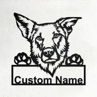 Personalized Chinook Metal Sign | Chinook Metal Wall Art | Chinook Metal Wall Decor | Custom Chinook | Custom Dog | Chinook Dog | Dog Lover - Thegiftio UK