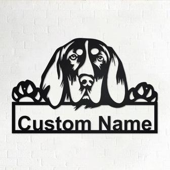 Personalized English Coonhound Metal Sign | English Coonhound Metal Wall Art | English Coonhound Metal Wall Decor | Custom English Coonhound - Thegiftio UK