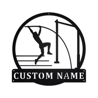 Personalized Pole Vault Metal Sign | Pole Vault Metal Wall Art | Pole Vault Metal wall Decor | Pole Vault Lover Gift | Custom Pole Vault - Thegiftio UK