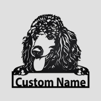 Personalized Poodle Metal Sign | Poodle Metal Wall Art | Dog Metal Sign | Poodle Gift | Dog Lover | Poodle Lover Gift | Poodle Lover| Poodle - Thegiftio UK