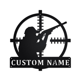 Personalized Shooting Sports Metal Sign | Shooting Sports Metal Wall Art | Shooting Sports Metal wall Decor | Shooting Sports Gift - Thegiftio UK