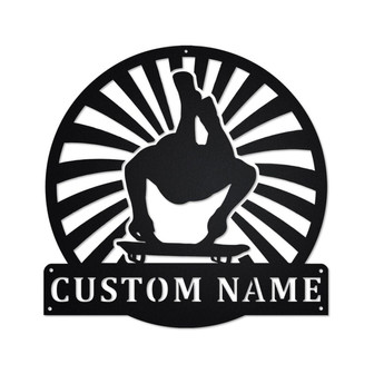 Personalized Skeleton Sport Metal Sign | Skeleton Sport Metal Wall Art | Skeleton Sport Metal wall Decor | Skeleton Sport Gift - Thegiftio UK