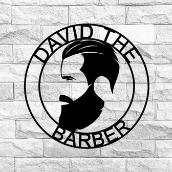 Barber Shop Sign, Personalized Barber Sign, Barber Shop Decor, Custom Barber Shop Sign, Barbershop Open Sign, Business, Gift for Barber - Thegiftio UK