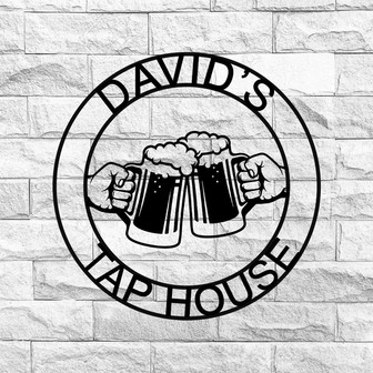 Beer Tap Sign, Personalized Bar Sign, Bar Signs, Personalized Signs, Bar Decor, Man Cave, Custom Gift, Father&#39;s Day Gift, Custom Bar Sign - Thegiftio