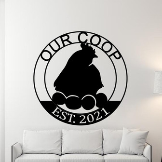 Custom Hen House Sign, Hen House Coop Sign, Our Little Coop Sign Metal Sign, Metal Chicken Coop Sign, Personalized Chicken Coop sign, Chicks - Thegiftio UK
