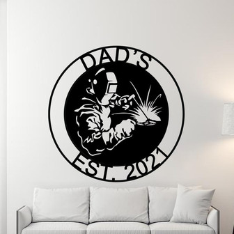 Customized Metal Welding Sign, Sign For Welder, Welder Sign, Personalize Sign, Custom Metal Sign Personalized Gift For Dad Father's Day Gift - Thegiftio UK
