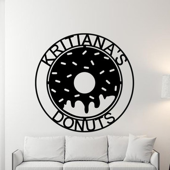 Donut Shop Sign, Personalized Donuts Sign, Donut Shop Decor, Custom Donut Shop Sign, Donut Stand Open Sign, Business Donut Sign - Thegiftio UK