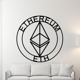 Ethereum Sign, Metal Ethereum Sign, Personalized Ethereum , Custom Cryptocurrency Sign, Ethereum Gift, Ethereum Wall Art, Ethereum Crypto - Thegiftio UK