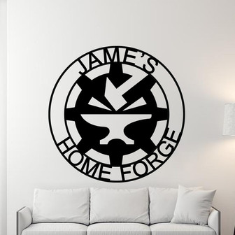 Home Forge Sign, Forge Sign, Blacksmith Sign, Metal Sign, Blade Smith Sign, Custom Home Forge Sign, Anvil Sign, Hammer Sign, Blacksmith Gift - Thegiftio UK