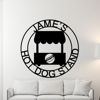 Hot Dog Stand Sign, Hot Dog Shop Sign, Personalized Hot Dog Stand Sign, Hot Dog Stand Decor, Custom Hot Dog Shop Sign, Hot Dog Business Sign - Thegiftio UK