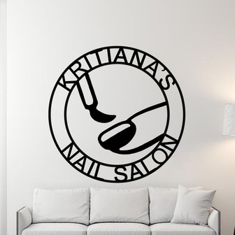 Nail Salon Sign, Nail Salon Business Sign, Personalized Nail Salon Sign, Custom Nail Salon Sign, Beauty Salon Decor, Nail Salon Decor, Nails - Thegiftio UK
